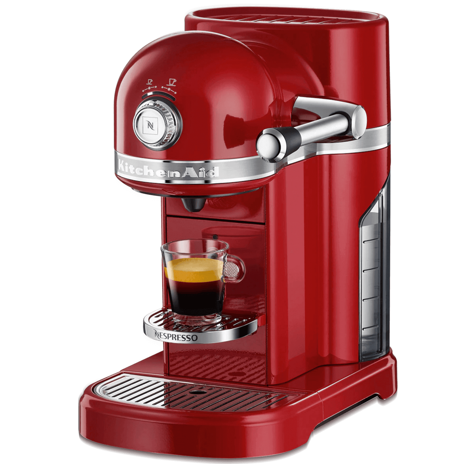 Image of Red Nespresso Kitchen Air Machine for Nespresso Original Pods