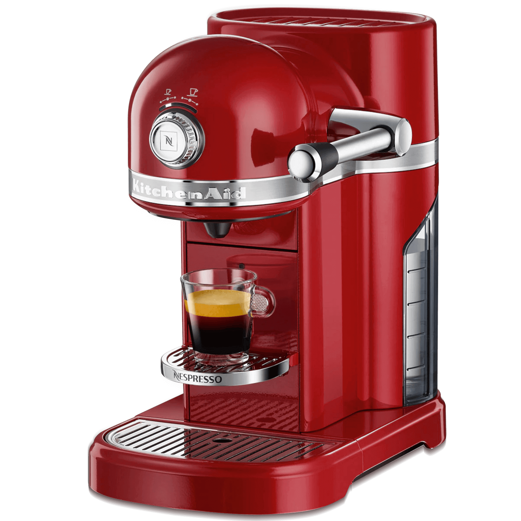 Image of Red Nespresso Kitchen Air Machine for Nespresso Original Pods