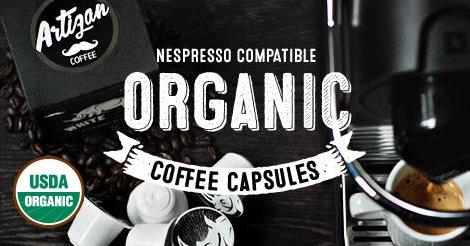 Artizan Coffee USA Organic Announcement Banner