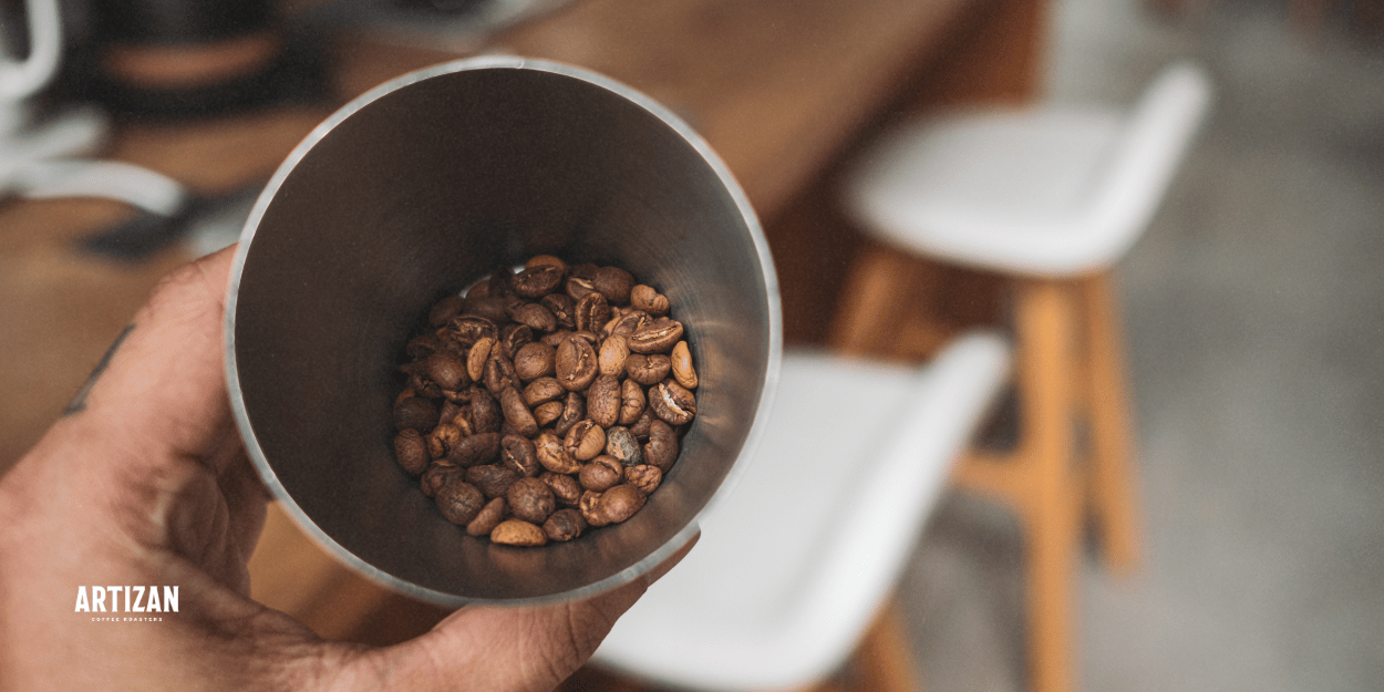 Coffee Beans on a cup