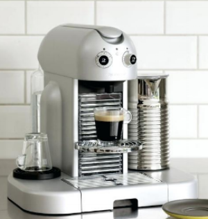Image of a Silver Nespresso Gran Maestria Machine for Original Capsules
