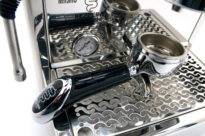 Bezzera Strega S Espresso Machine – Close-Up with Detached Lever on Top