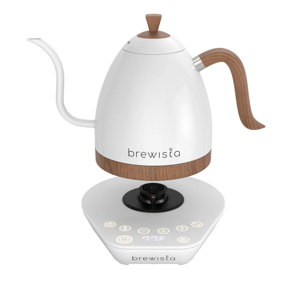Artisan Electric Gooseneck Kettle Pearl White