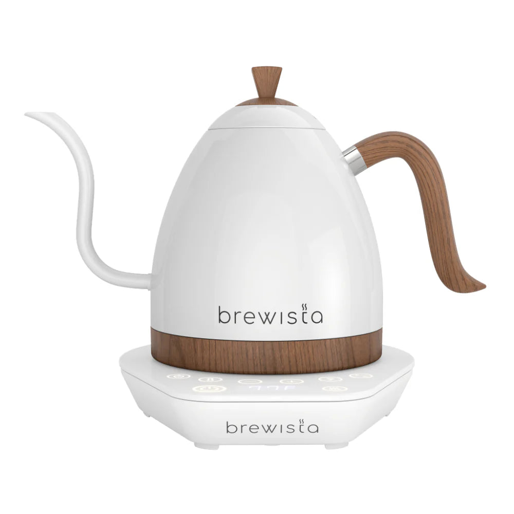 Artisan Electric Gooseneck Kettle Pearl White