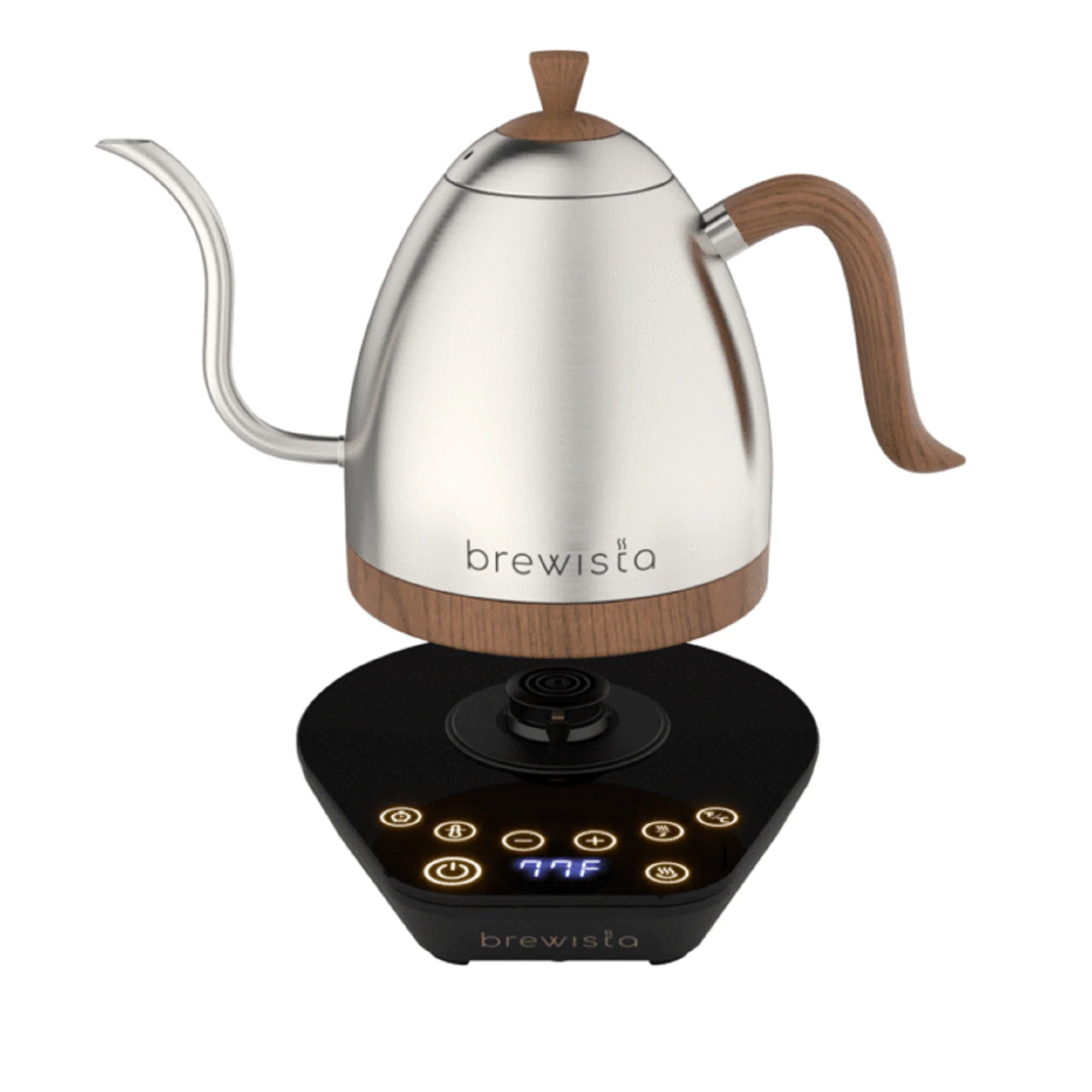 Artisan Electric Gooseneck Kettle Stainless/Wood