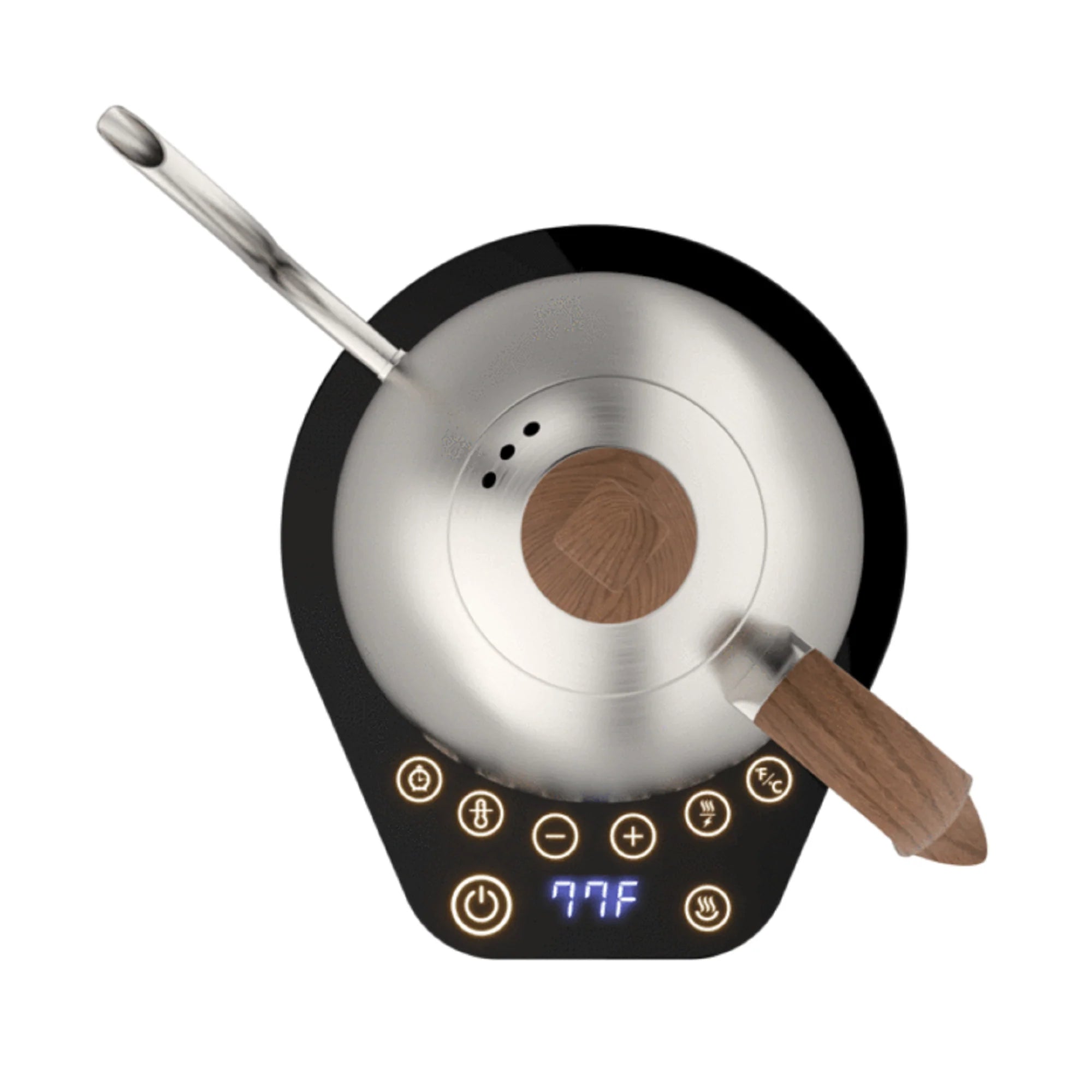 Artisan Electric Gooseneck Kettle Stainless/Wood