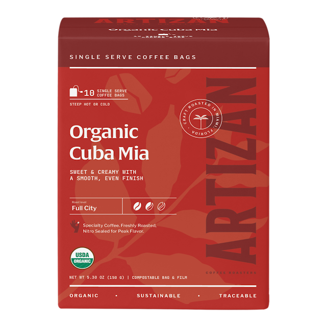 Organic Cuba Mia Sachet box