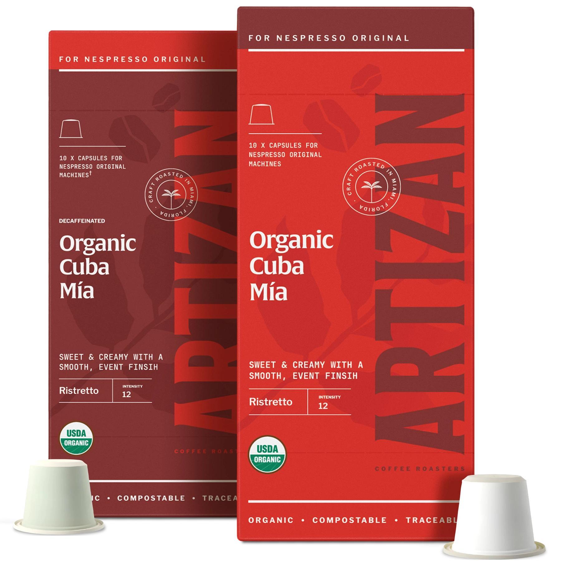 Cuba Mia Day & Night Duo | Organic Nespresso Capsules - 100% Home