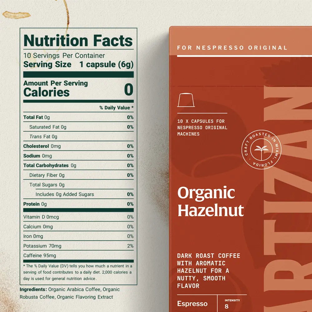 Organic Hazelnut - Espresso