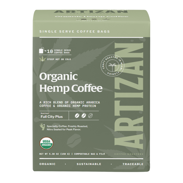 Organic Hemp Coffee box