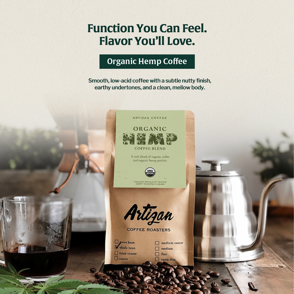 Organic Hemp Coffee Fusion