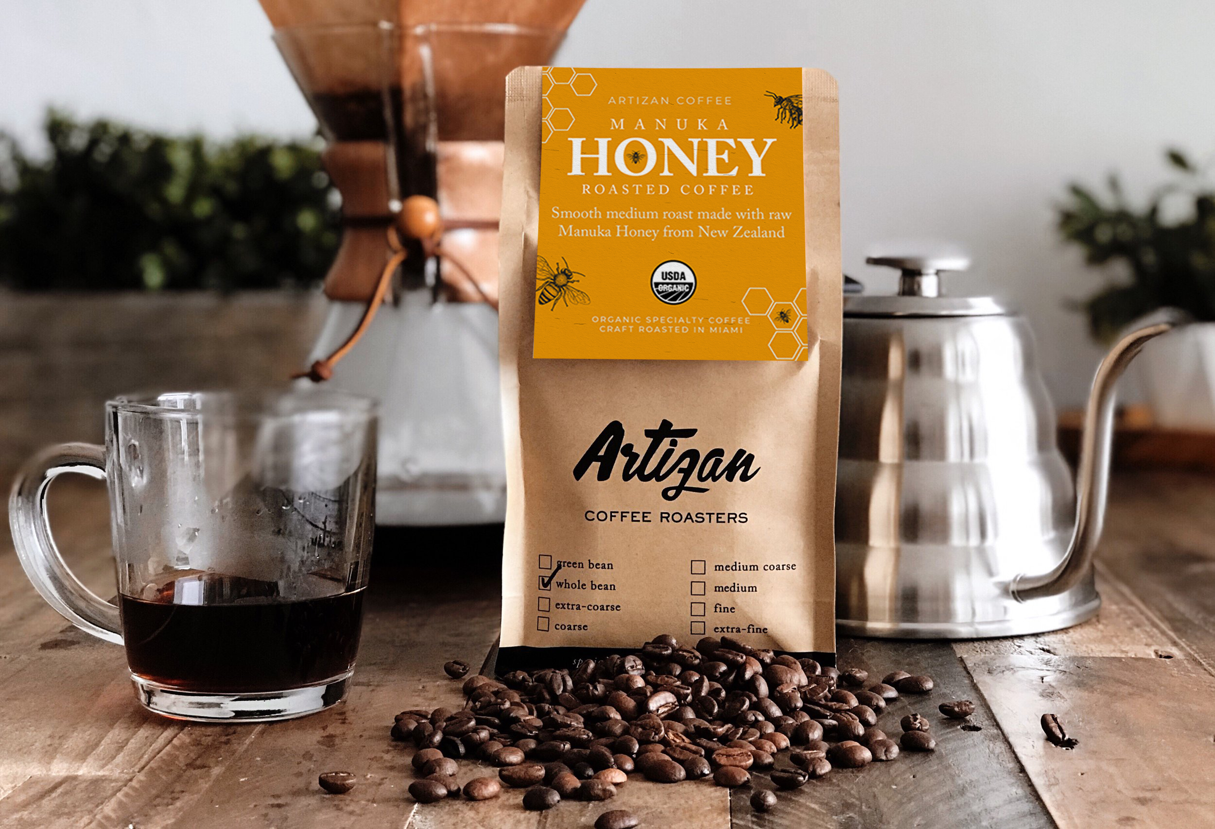 Organic Manuka Honey Coffee Rx