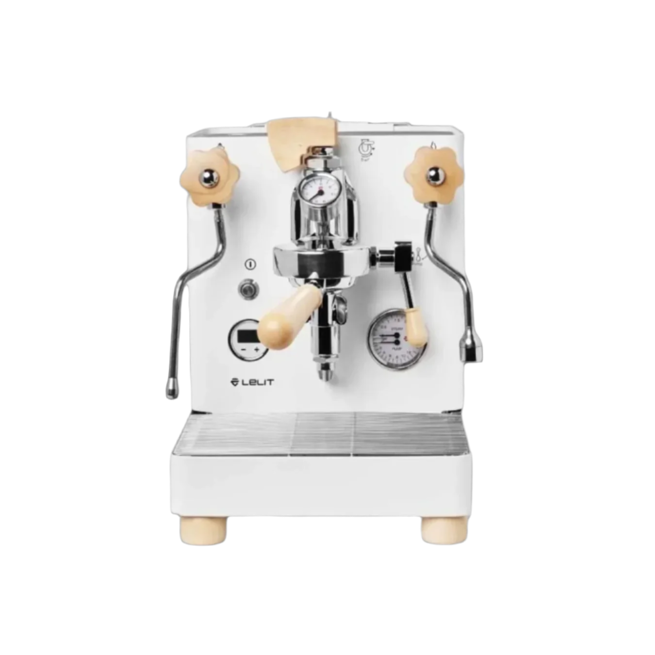 A front image of White Variant Lelit Bianca DB Espresso Machine V3