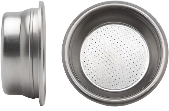 Lelit Bottomless Portafilter polished chrome basket