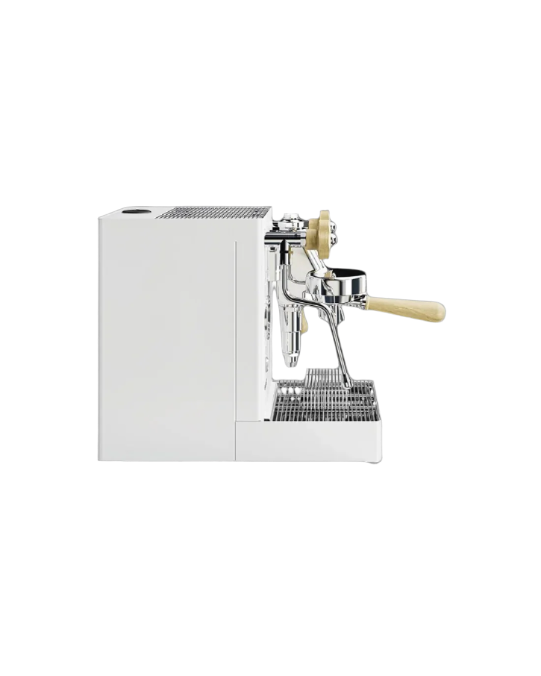 Full right side view of White Variant Lelit Mara X Espresso Machine