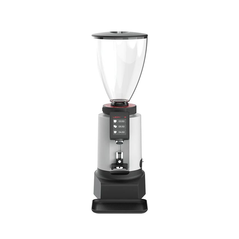 Front image of Leon 700 on Demand Coffee Grinder White