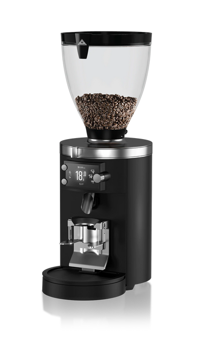 Front image of Black Variant Mahlkonig E80S GBW Espresso Grinder