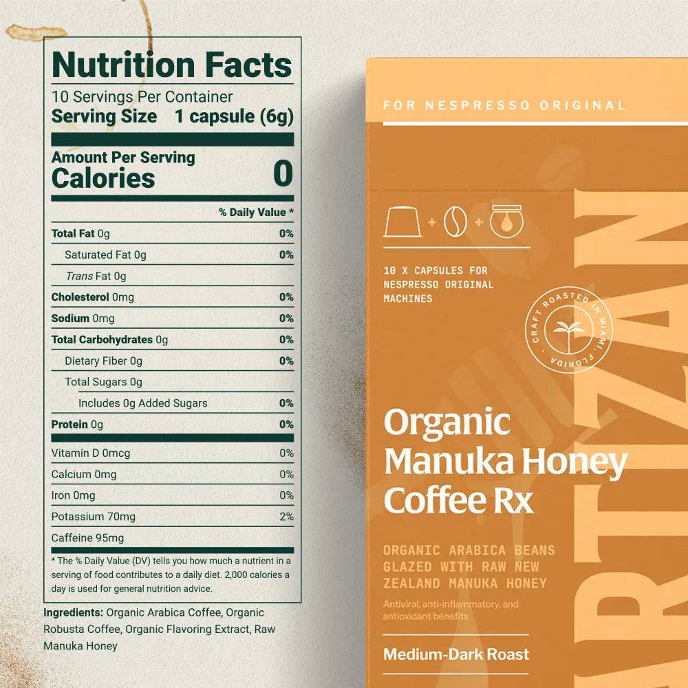 Organic Manuka Honey Coffee - Espresso