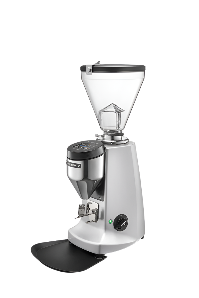 Polished Aluminum Variant Mazzer Super Jolly V Up Automatic Espresso Grinder