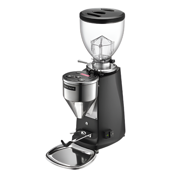 Matte Black Variant Mazzer Mini A Electronic Commercial Coffee Grinder