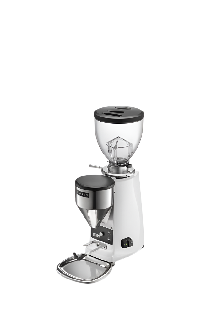 Pure White Variant Mazzer Mini B Electronic Coffee Grinder