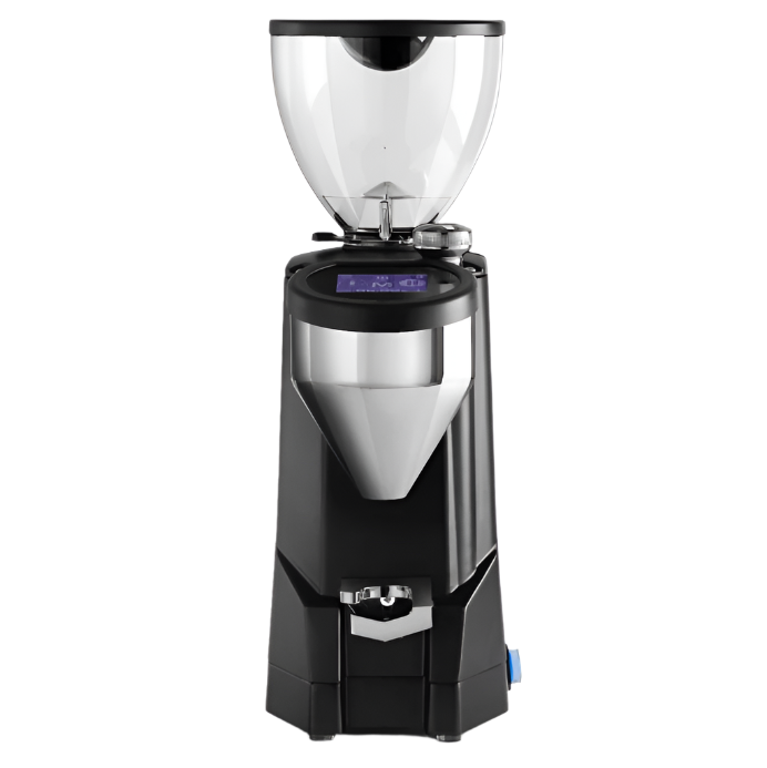 Front image of Black Variant Rocket Espresso Super Fausto Commercial Grinder