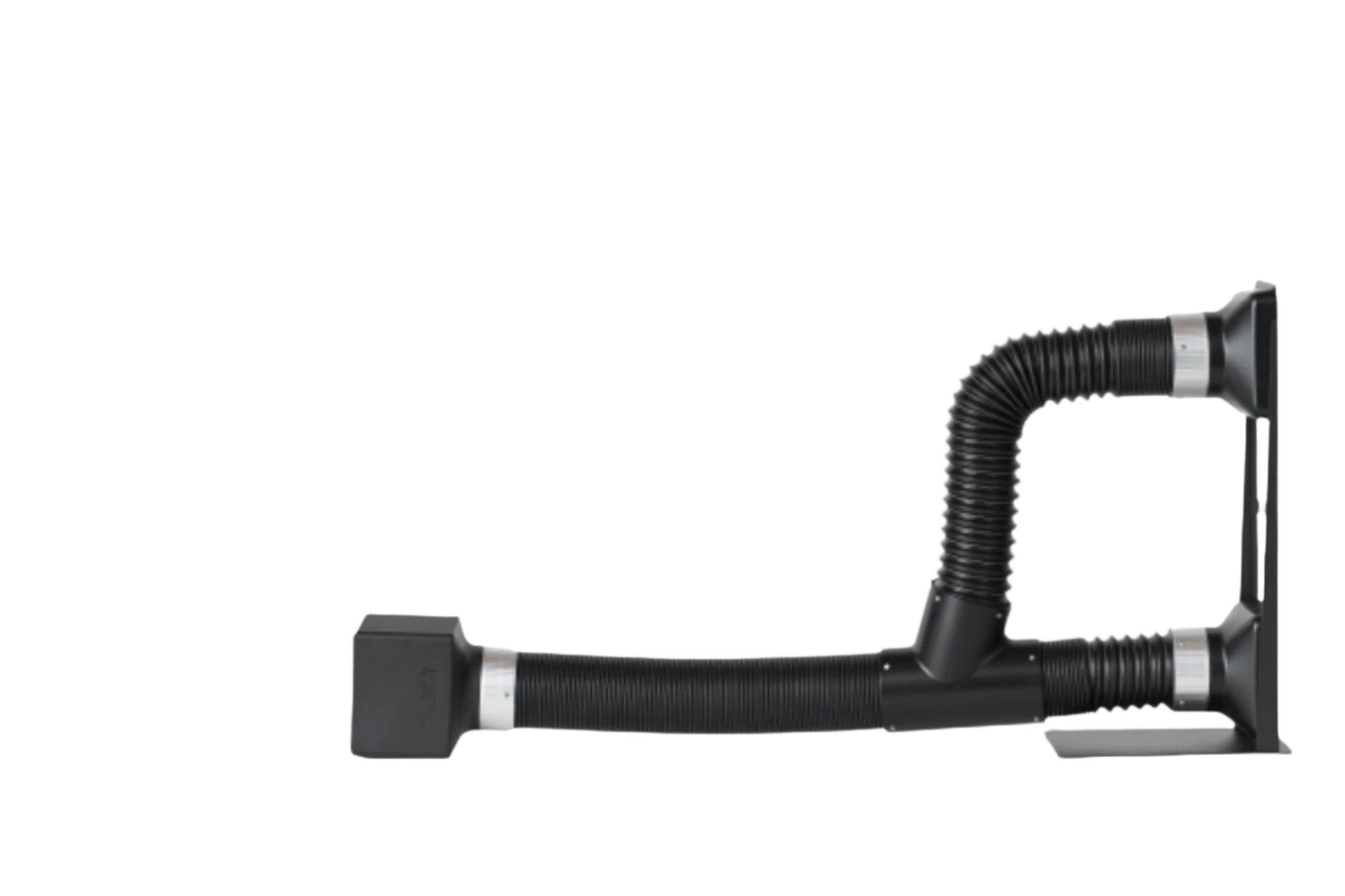 Profile outline of Sandbox Smart F2 Exhaust Fan with vent hose extension, USB-powered ventilation accessory for roaster fumes