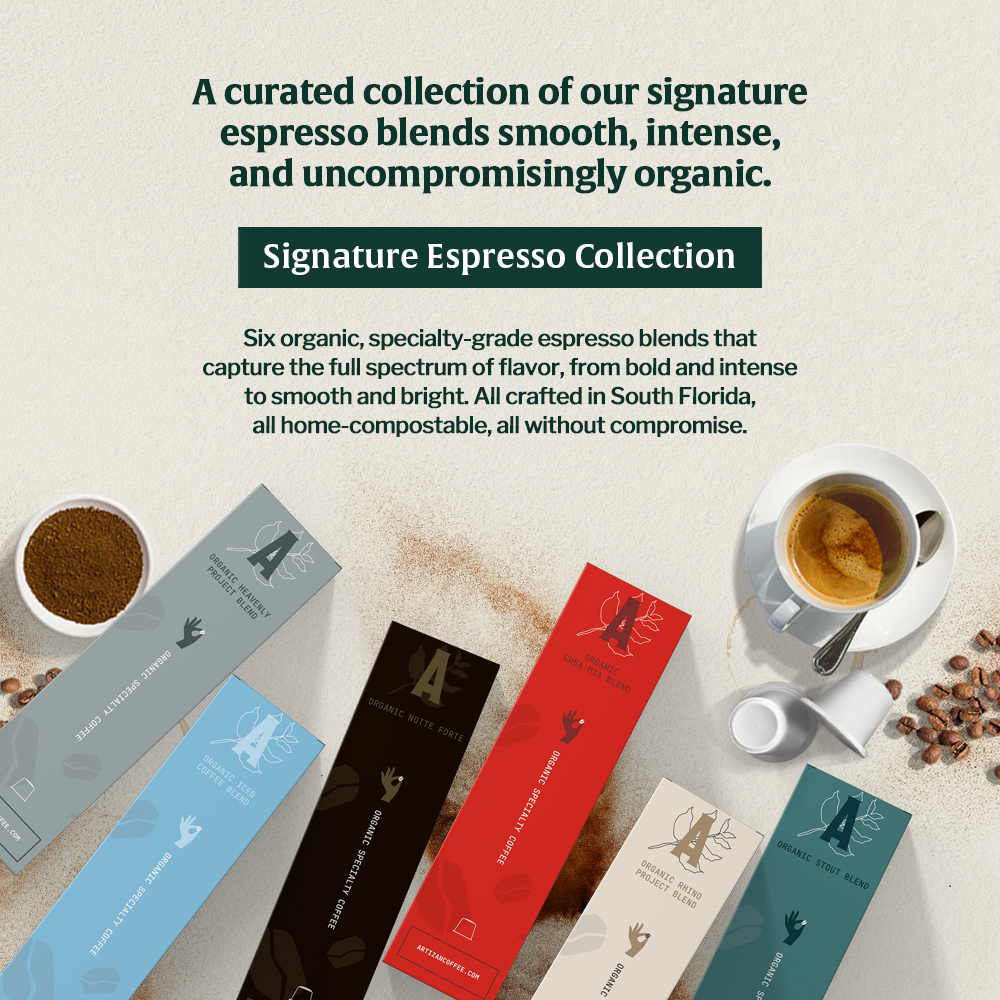 Signature Espresso Collection – 6 Organic Nespresso Blends