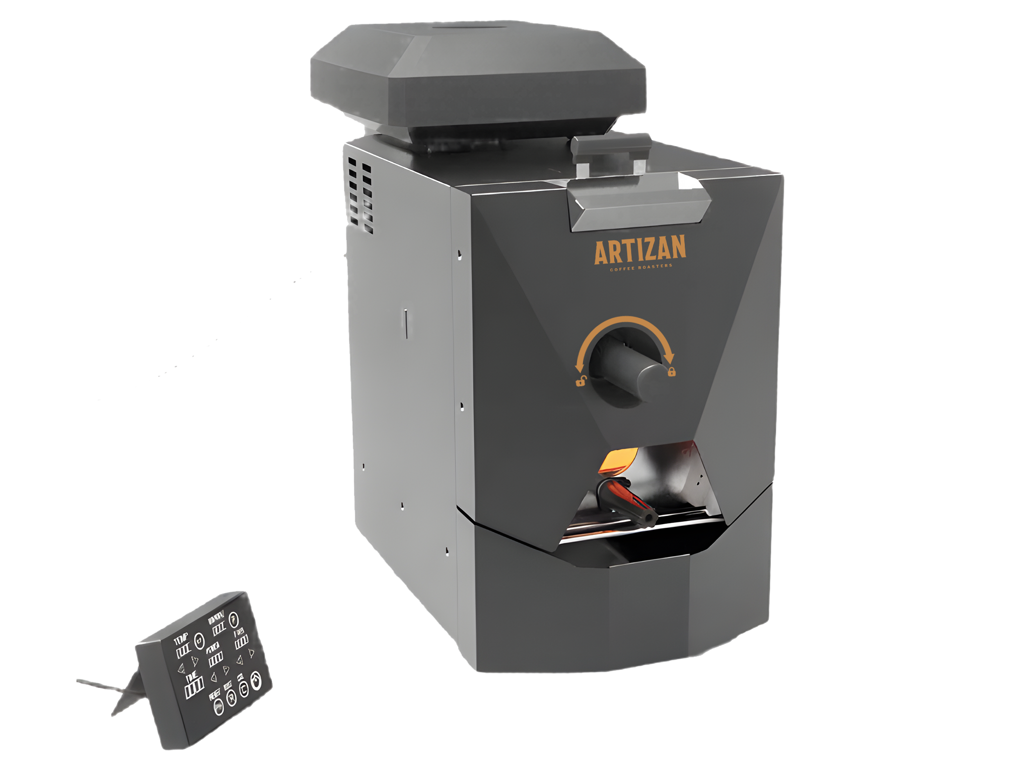 Skywalker electric drum coffee roaster – professional-grade 500 g capacity roaster with touchscreen control for precise home roasting