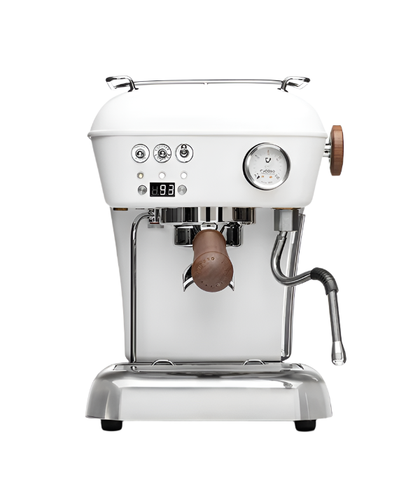 White Variant of Ascaso Dream PID Espresso Machine
