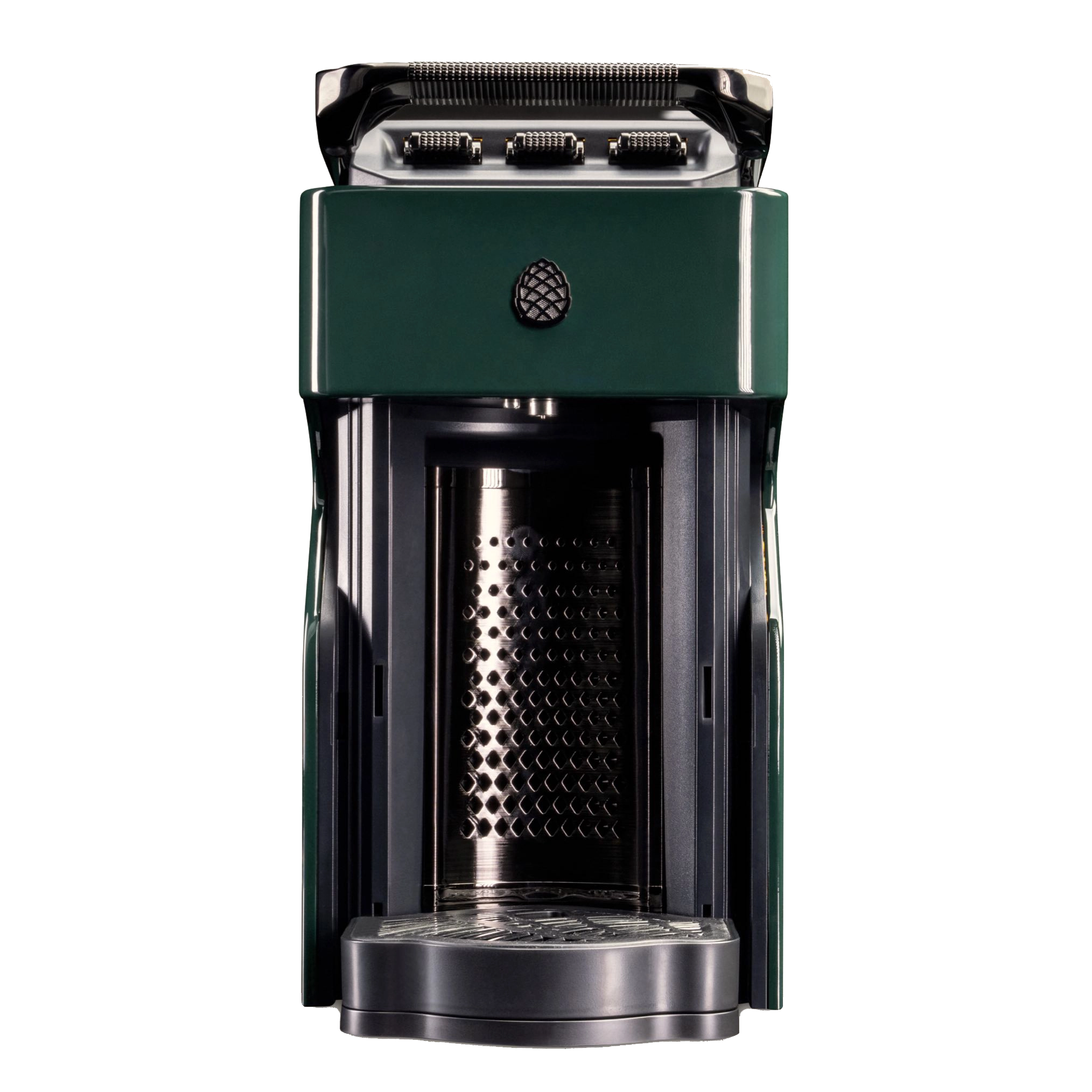 Milton Coffee Line1 Nespresso Compatible Brewer in Evergreen & Saddle– front view
