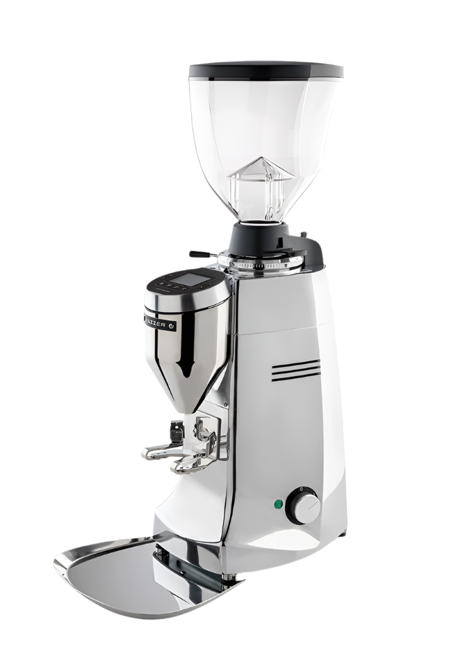 Polished Aluminum Variant Mazzer Robur S Electronic