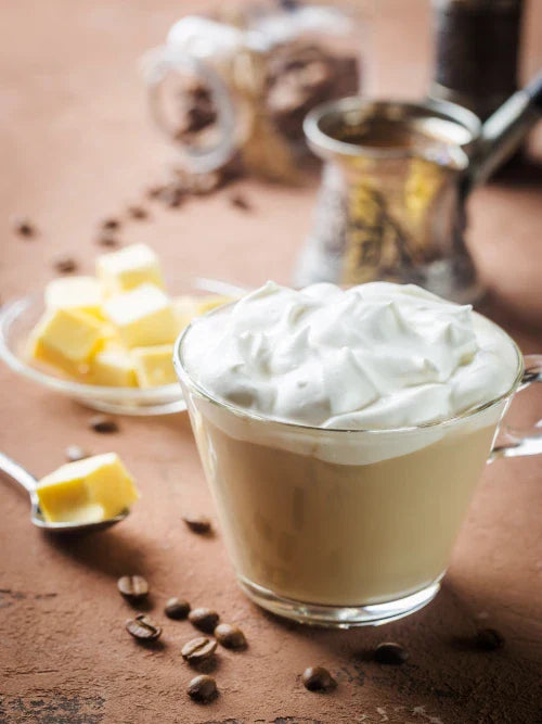 A mug of Ethiopian White Chocolate Mocha