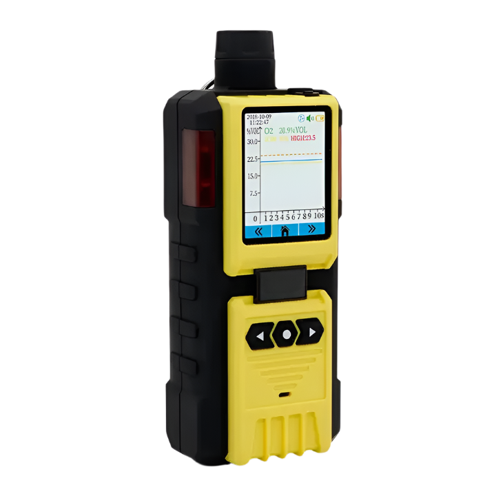 Front right view of K-600 Portable Single-Gas Detector with Built-in Pump