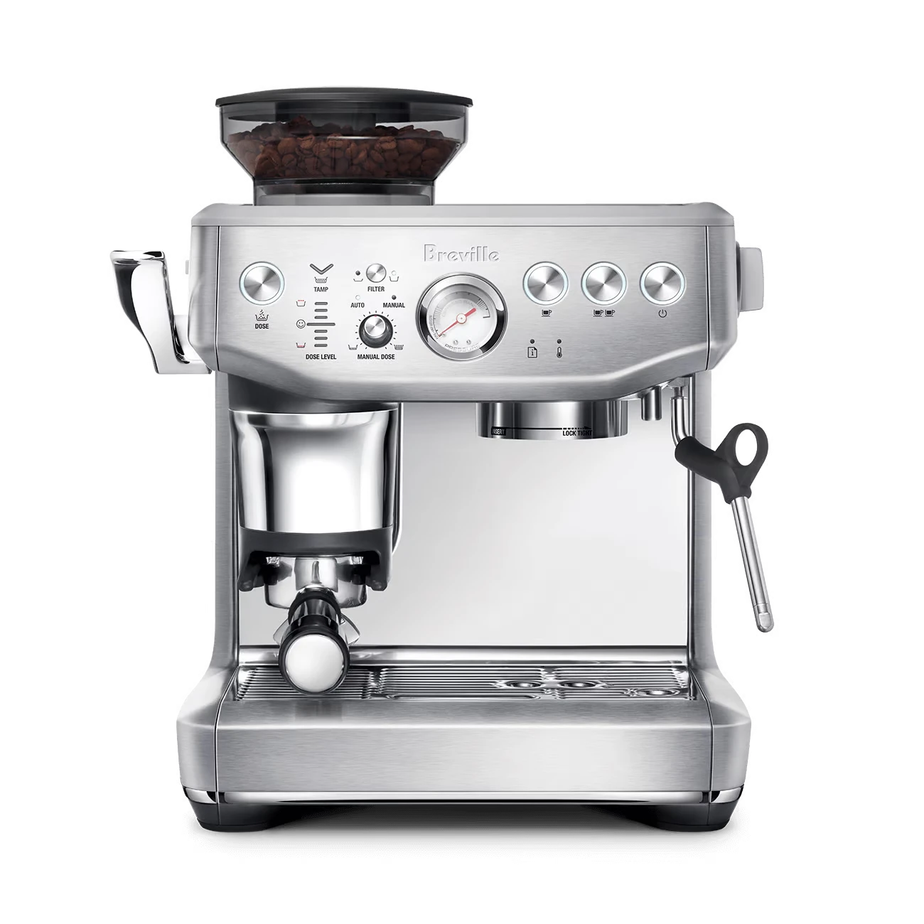Stainless Steel Variant Breville The Barista Express Impress Espresso Machine