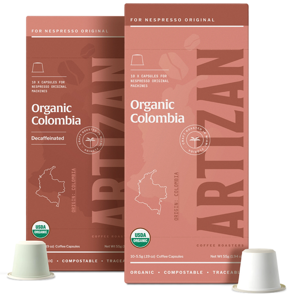 Colombia Day & Night Duo | Organic Nespresso Capsules - 100% Home