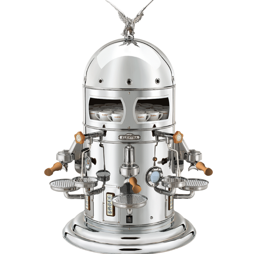 Chrome Variant of Elektra Belle Epoque 3 Group Commercial Espresso Machine