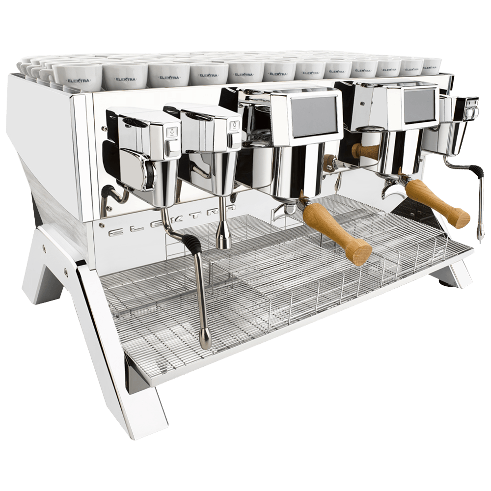 Elektra Indie 2 Group Commercial Espresso Machine in White