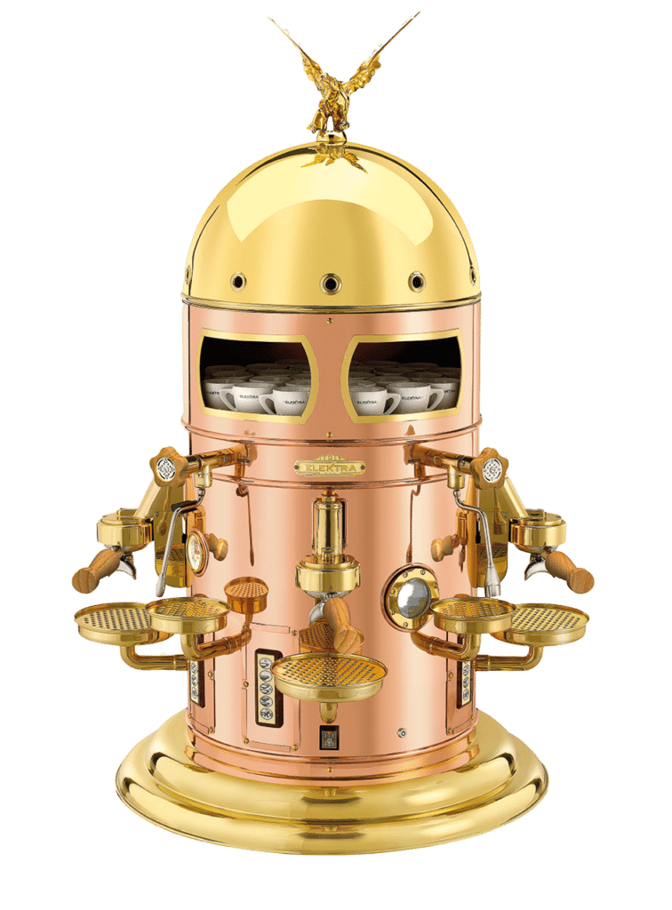 Elektra Belle Epoque 3 Group Commercial Espresso Machine in Copper Brass