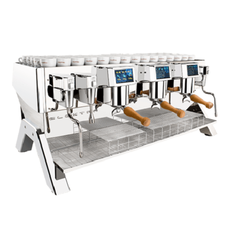 Elektra Indie 3 Group Commercial Espresso Machine in White