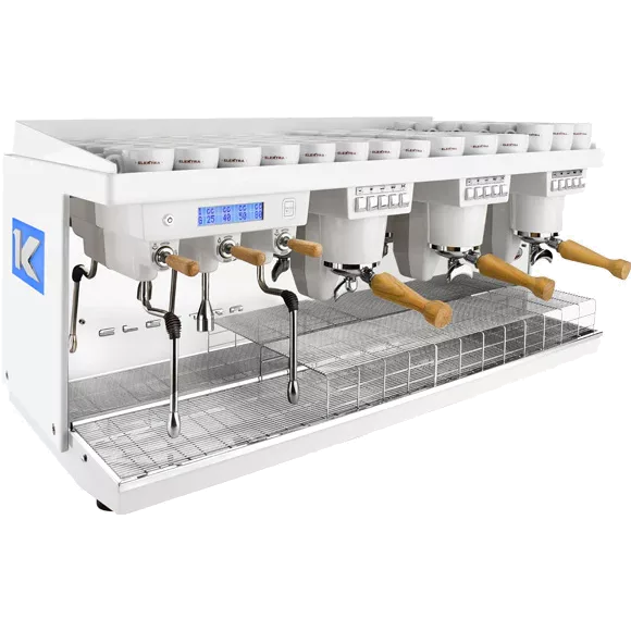 Elektra KUP 3 Group Commercial Espresso Machine in White