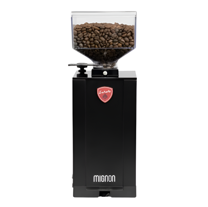 Rear image of black variant Eureka Mignon Silenzio Espresso Grinder
