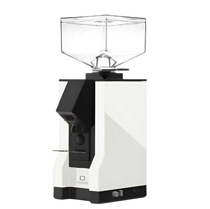 White variant Eureka Mignon Silenzio Espresso Grinder