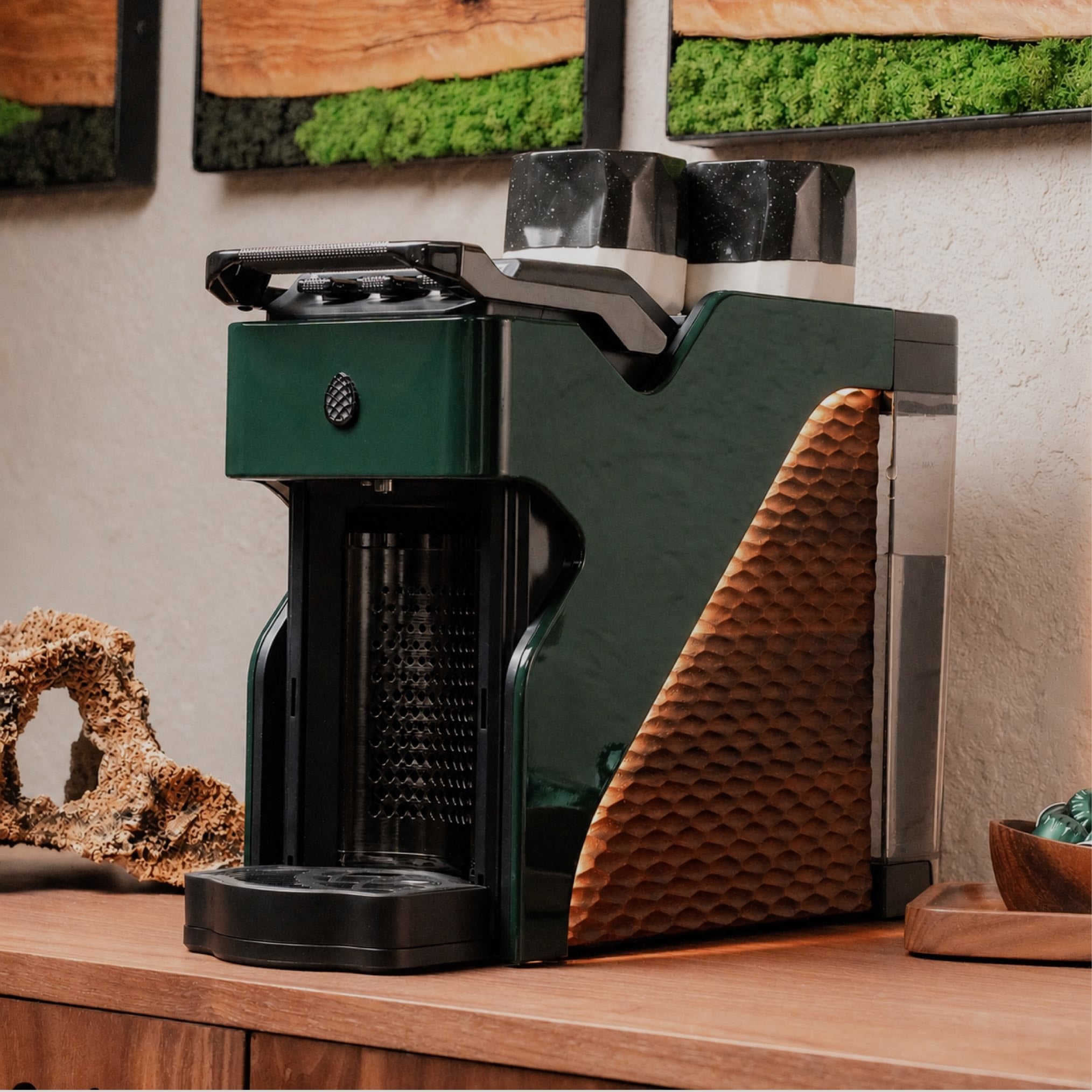 Milton Coffee Line1 Nespresso Compatible Brewer - Evergreen & Grain
