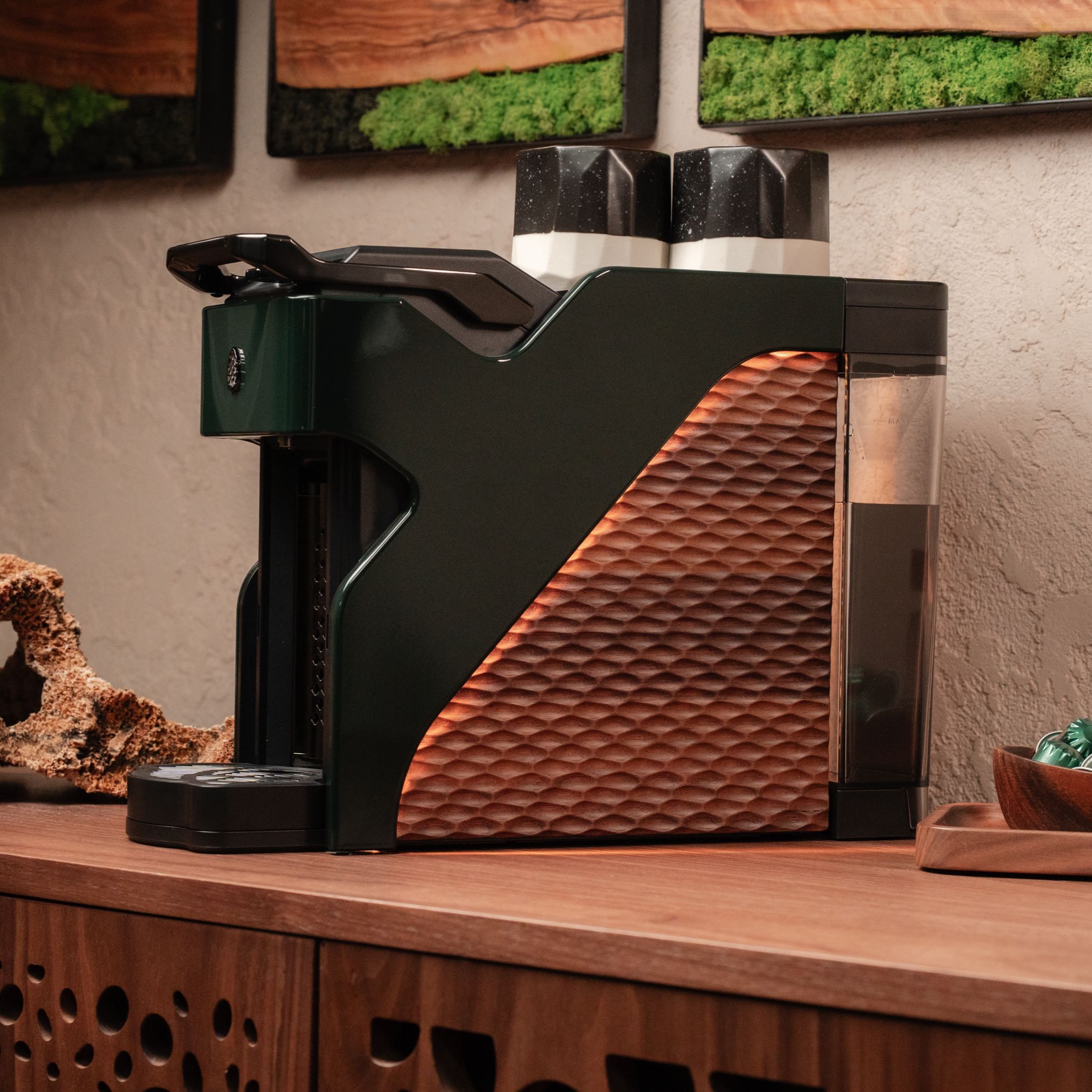 Milton Coffee Line1 Nespresso Compatible Brewer - Evergreen & Grain
