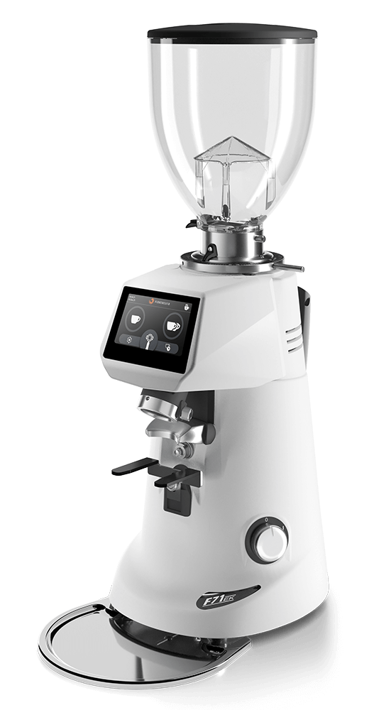 Arctic White Variant Fiorenzato F71 EK Pro on Demand Espresso Grinder