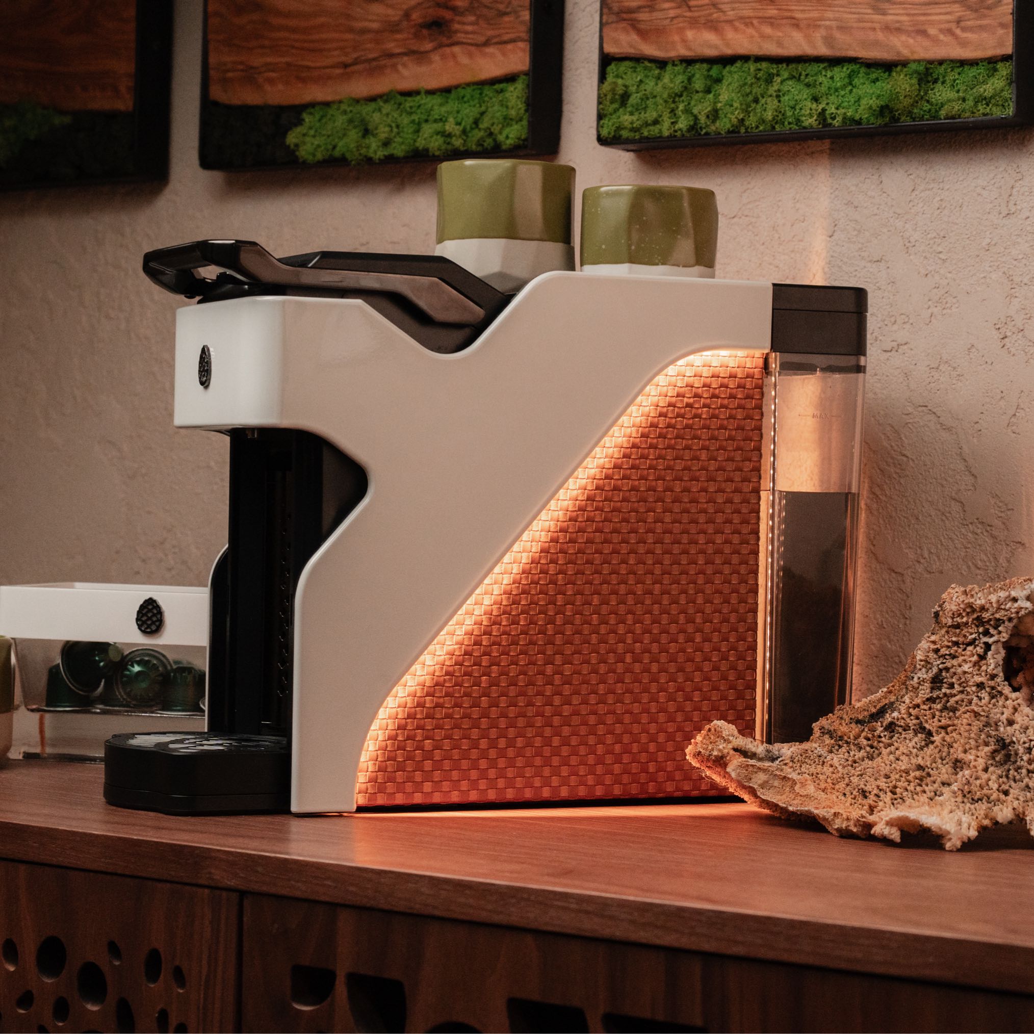 Milton Coffee Line1 Nespresso Compatible Brewer - Glacier & Saddle