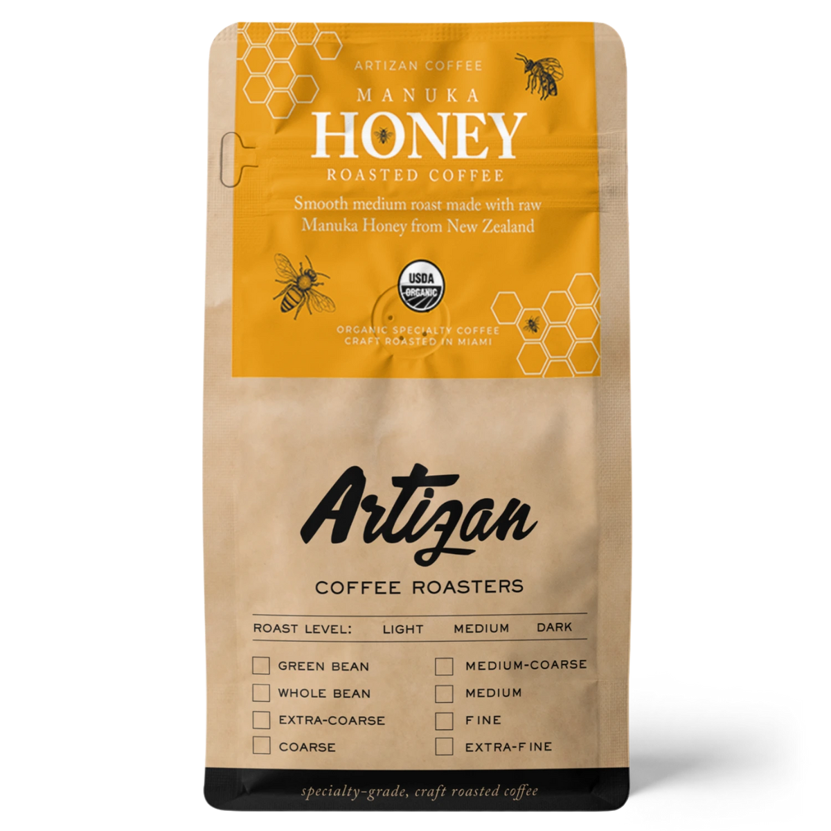 Manuka Honey Coffee Rx – Organic Arabica with Manuka Honey