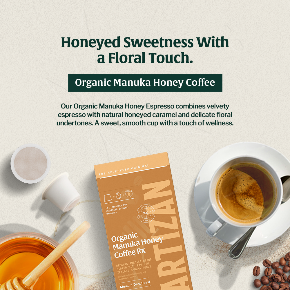 Organic Manuka Honey Coffee - Espresso