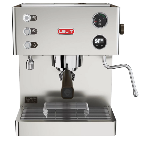 Lelit Elizabeth Espresso Machine Brushed Stainless Steel Coffee